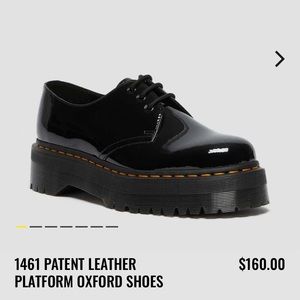 Dr. Martens platform Oxford shoes